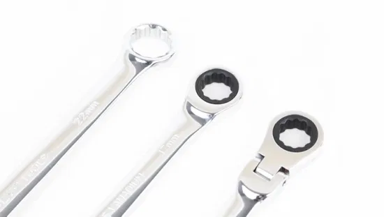 Mirror Finish 6-32mm Ratcheting Combination Wrench Flexible Head, Factory Price