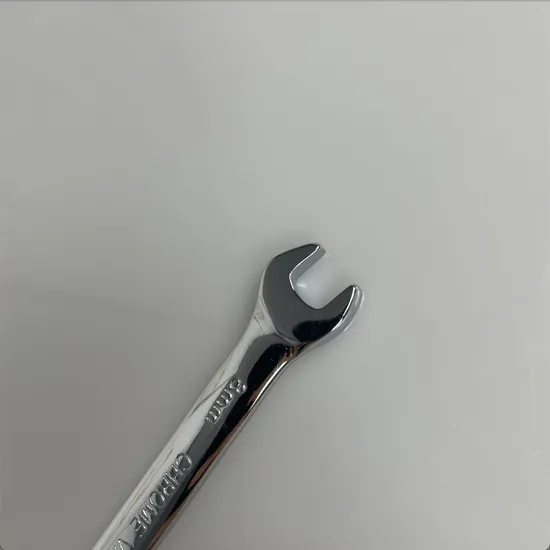 Mirror Finish Flexible Head 8mm Ratchet Combination Wrench, Factory Price