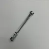 Mirror Finish Flexible Head 8mm Ratchet Combination Wrench, Factory Price