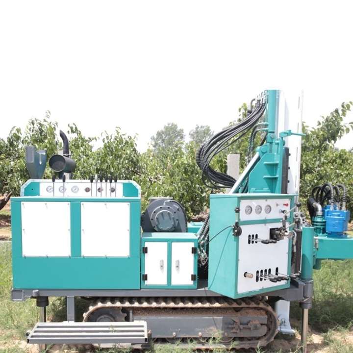 100M 150M Depth Fully Automatic Wheels Hydraulic Water Well Drilling Machines For Core Drill Rig Household Well Equipments