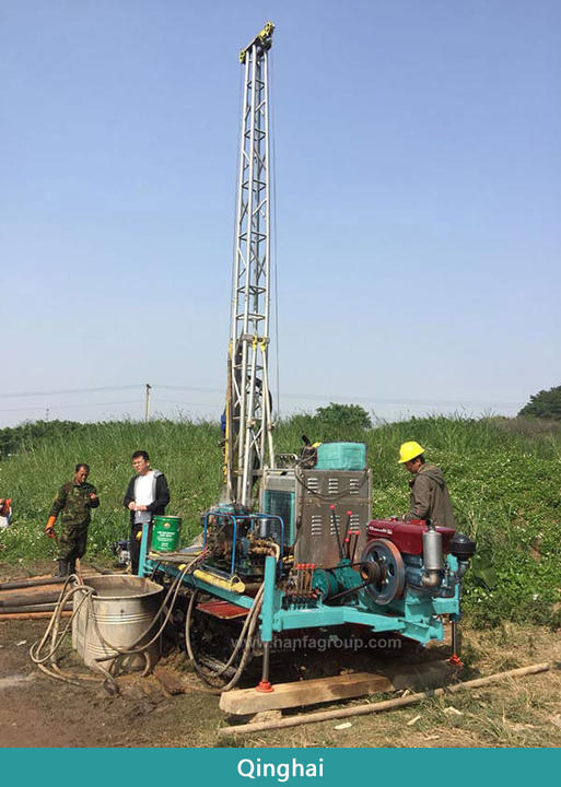 Hot sale HFP200 30/100/200m concrete cutting drilling rig machine diamond core drill