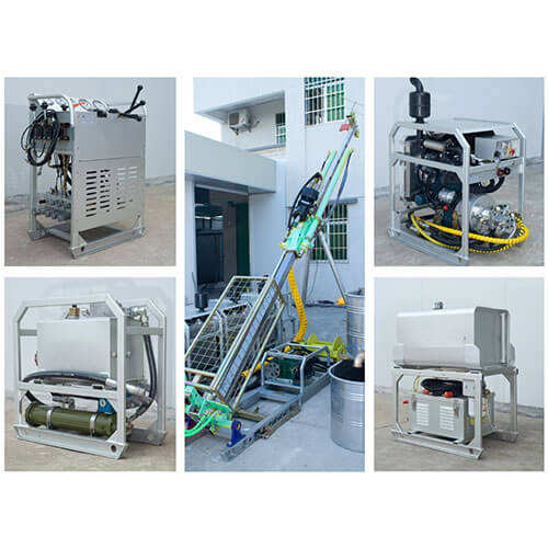 Use in mountain area ,HFP200 portable HQ NQ BQ wireline core drilling machine price