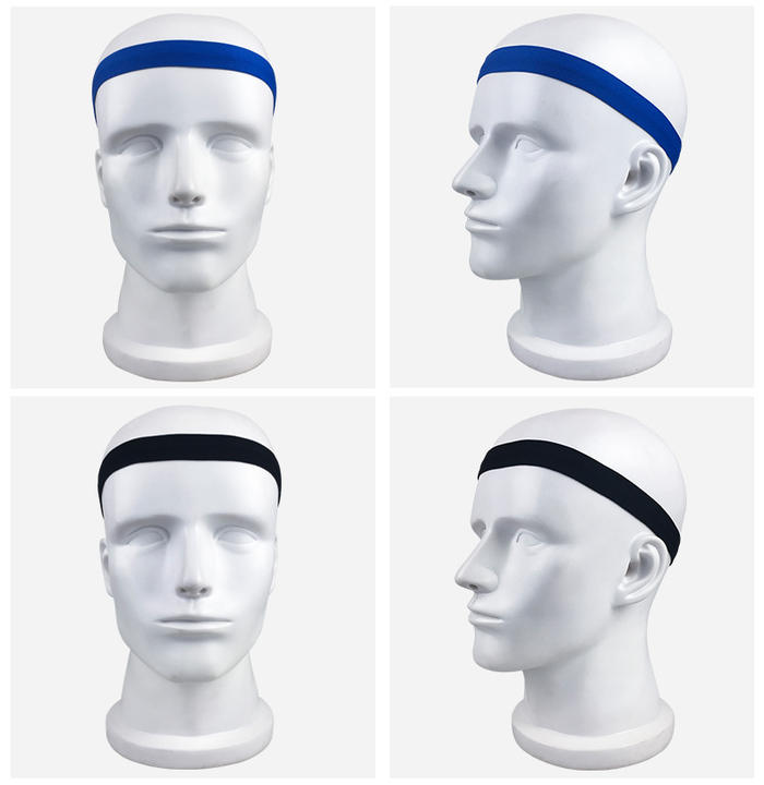 Anti-perspirant band silicone anti-slip sweatband for men and women outdoor fitness running yoga headband headscarf Affordable Wholesale Services