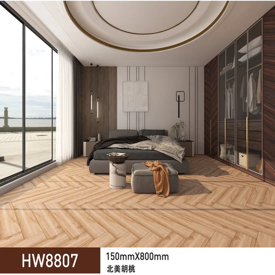 800X150mm Wooden Tile Ceramic Floor Tile for Living Room