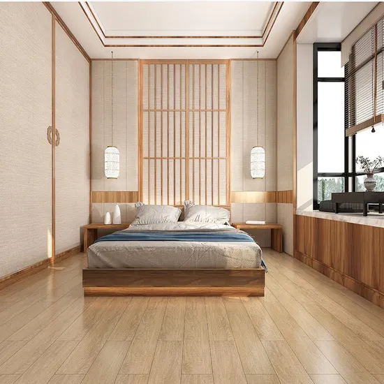 Building Material Ceramic Wood Floor Tile From Home Decoration