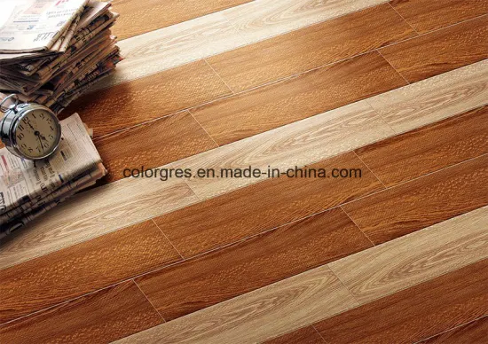 Building Material Glazed Matt Surface Wooden Like Tile (150*600mm)