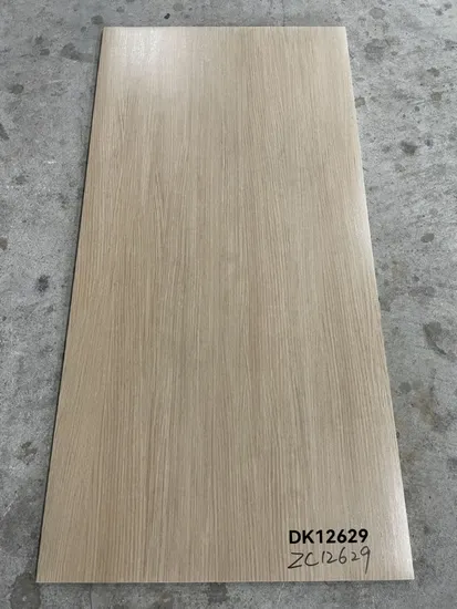 Cheap Price Fine Carving Glazed Wood Flooring Tile for Project (600X1200mm)