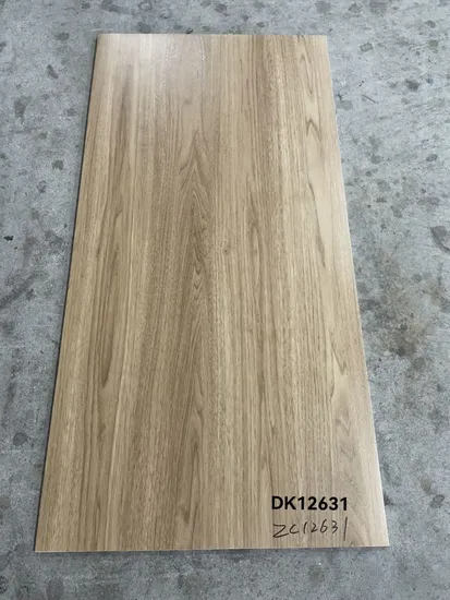 Foshan Factory Fine Carving Glazed Wood Flooring Tile for Home Decoration (600X1200mm)