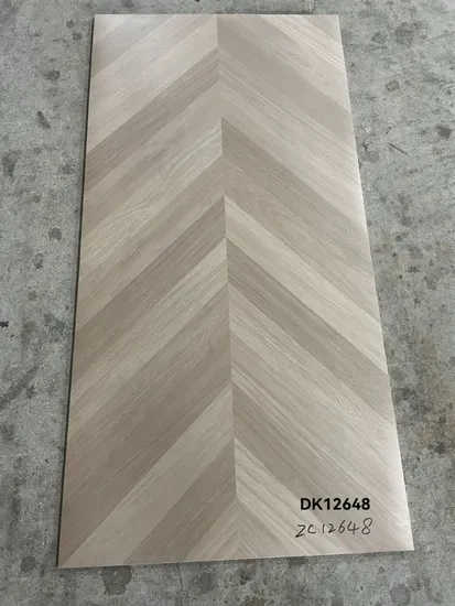 Foshan High Quality Fine Carving Glaze Wood Flooring Tile 600X1200mm