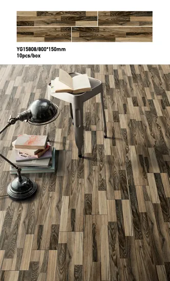 Foshan Wood Flooring Ceramic Floor Tile for Home Decoration (800*150mm)