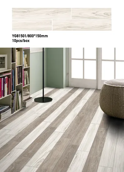 Foshan Wood Flooring Ceramic Floor Tile for Home Decoration (800*150mm)