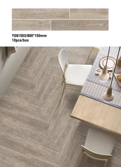 Foshan Wood Flooring Ceramic Floor Tile for Home Decoration (800*150mm)