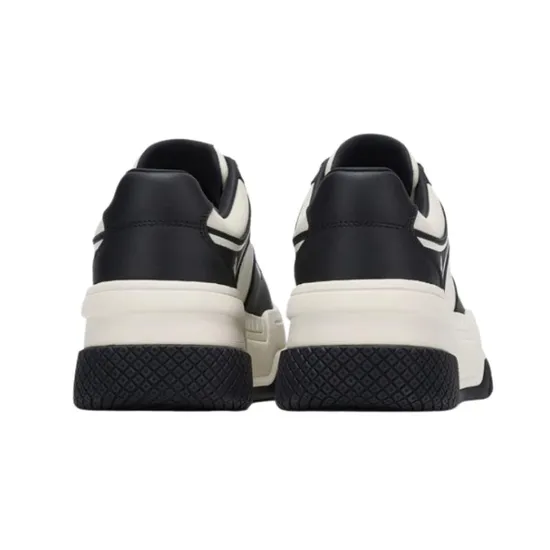 New Fashion Thick-Soled Sneakers for Height Increase Black and White Panda Sneakers for Women