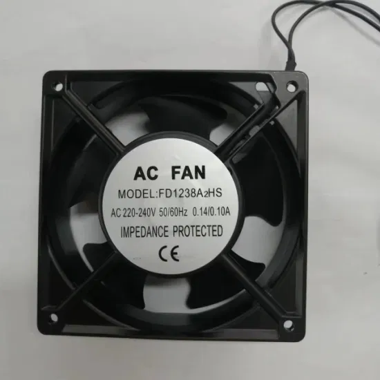 Big Airflow 120X120X38mm Fd1238A2HS Impeller Axial Fan 220V -240V AC Fan