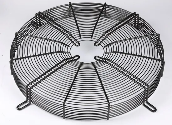 Black Powder Coating Steel Fan Guard for Fan Protection Grid