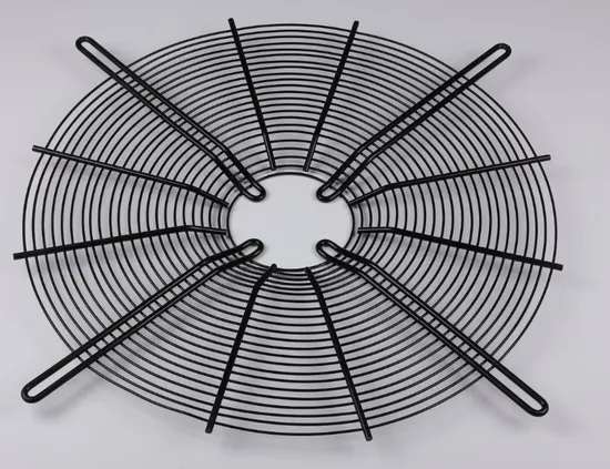 Black Powder Coating Steel Fan Guard for Fan Protection Grid