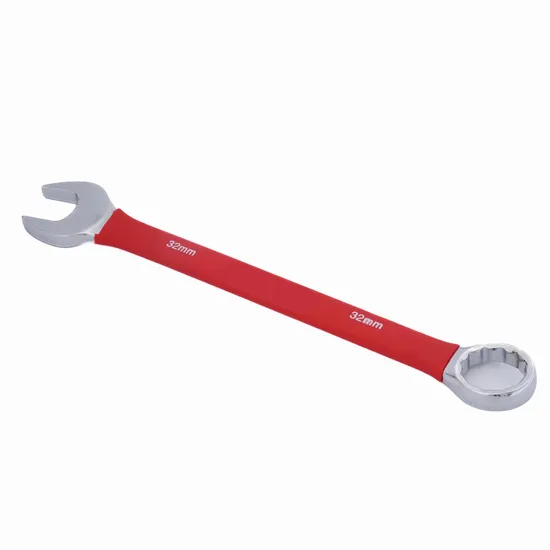 15/32inch, Mirror, Combination Wrench with Insulated Rubber Dipped, Pipe Grip Wrench/Spanner