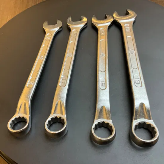 19mm New Combination Wrench, 40-Degree Angled Box-End Combination Spanner, Factory Price