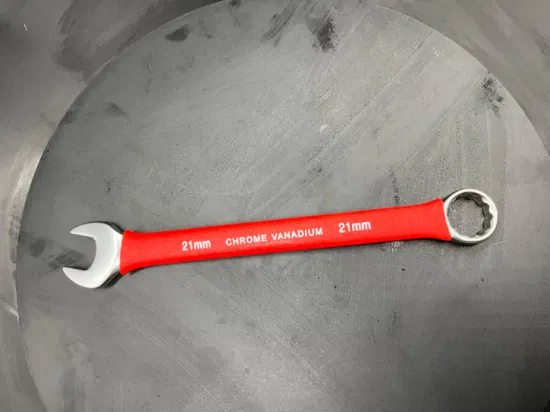 21mm, Matt, Combination Wrench with Insulated Rubber Dipped, Pipe Grip Wrench/Spanner