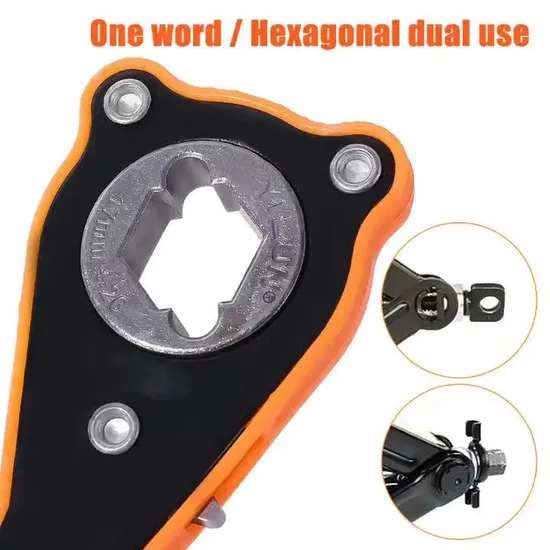 2 in 1 Swivel Steel Scissor Lifting Car Labor Saving Jack Ratchet Rachet Wrench Car Jack Lifting Wrench