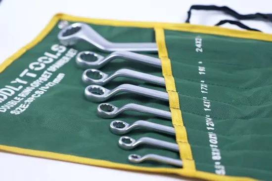 8PCS Box-End Wrench with Roll up Pouch, Factory Price