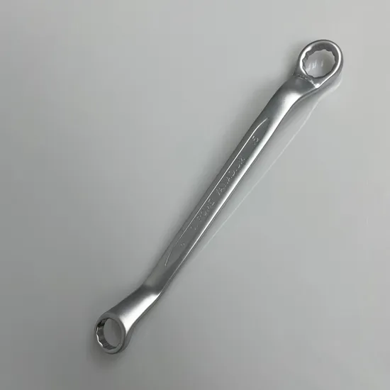 Box-End Wrench/Ring Spanner, Matt Finish 14-15mm Cr-V, Concave Bar, Factory Price