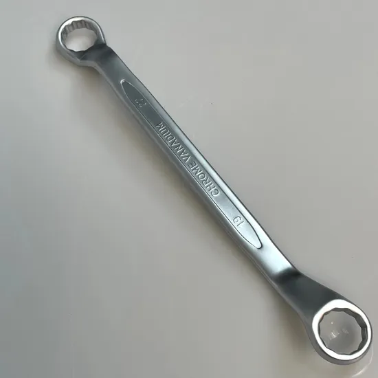 Box-End Wrench/Ring Spanner, Matt Finish 19-22mm Cr-V, Concave Bar, Factory Price