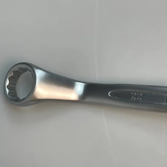 Box-End Wrench/Ring Spanner, Matt Finish 19-22mm Cr-V, Concave Bar, Factory Price