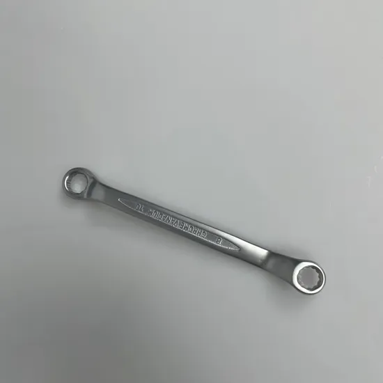 Box-End Wrench/Ring Spanner, Matt Finish 8-10mm Cr-V, Concave Bar, Factory Price