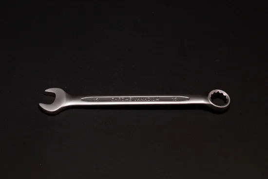 Combination Wrench/Open-Ring Spanner with Concave Bar Pattern, Tool, Factory Price