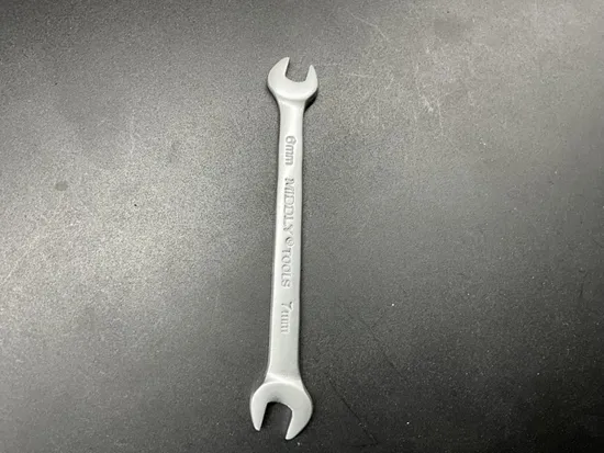 Double Open-End Wrench/Open Spanner, Matt Finish, 6-7mm, Cr-V, Factory Price