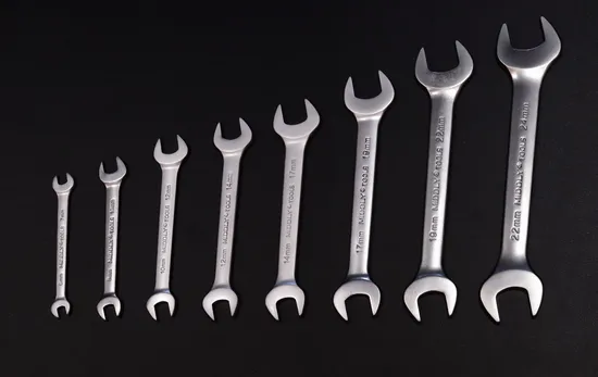 Double Open-End Wrench/Open Spanner, Matt Finish, 6-7mm, Cr-V, Factory Price