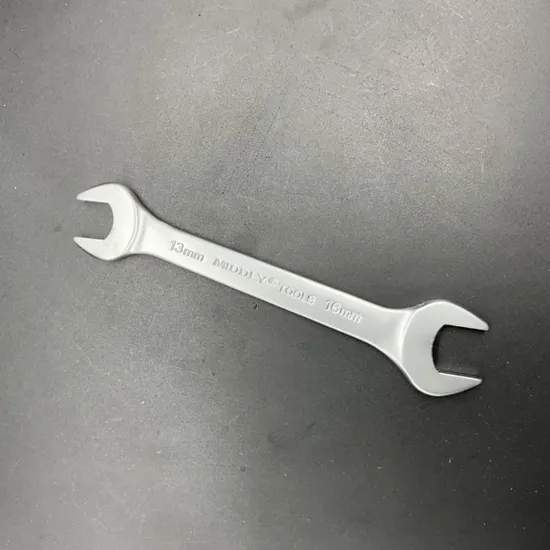 Double Open-End Wrench/Open Spanner, Matt, 13-16mm Cr-V, Factory Price