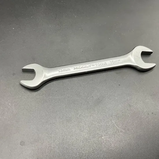 Double Open-End Wrench/Open Spanner, Matt, 13-16mm Cr-V, Factory Price