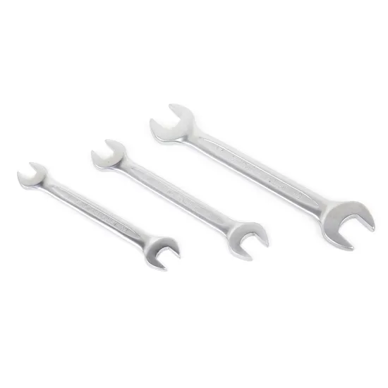 Double Open-End Wrench/Open Spanner, Matt, 14-15mm Cr-V