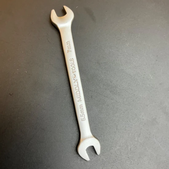 Double Open-End Wrench/Open Spanner, Matt, 7/32inch-9/32inch, Cr-V