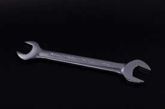 Double Open-End Wrench/Open Spanner, Mirror Finish, 43/64inch-3/4inch, Cr-V, Hand Tool, Factory Price