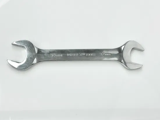 Double Open-End Wrench/Open Spanner, Mirror Finish, 43/64inch-3/4inch, Cr-V, Hand Tool, Factory Price