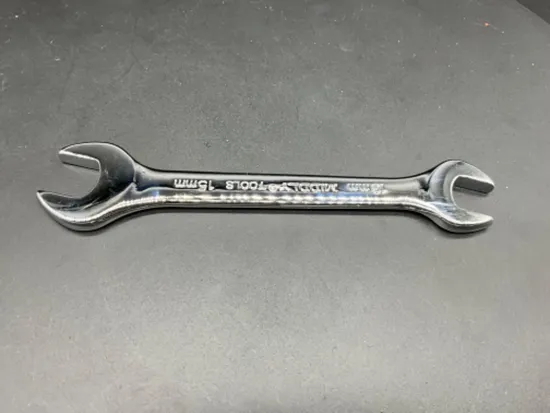 Double Open-End Wrench/Open Spanner, Mirror, 13-15mm Cr-V