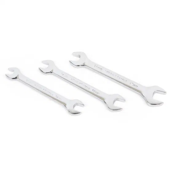 Double Open-End Wrench/Open Spanner, Mirror, 41-46mm Cr-V