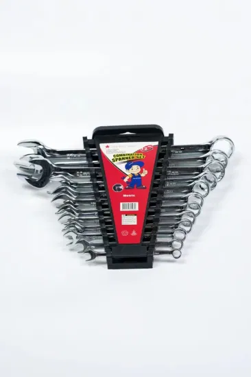 Factory Price Combination Spanner/Wrench Set with Rack Organizer