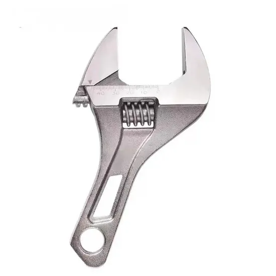 Hot Sale 4.5inch Colours Short Handle Adjustable Wrench Large Opening Hand Tools