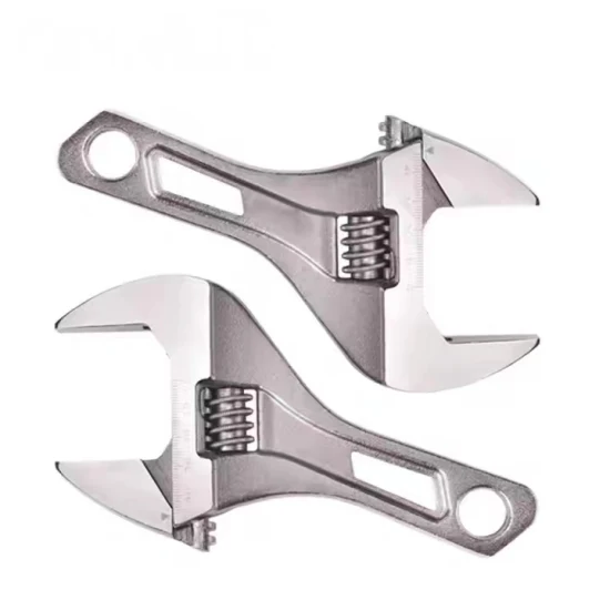 Hot Sale 6inch Colours Short Handle Adjustable Wrench Large Opening Hand Tools