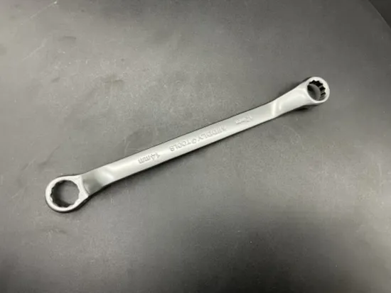 Middly Box-End Wrench/Ring Spanner, Matt Finish 12-14mm Cr-V