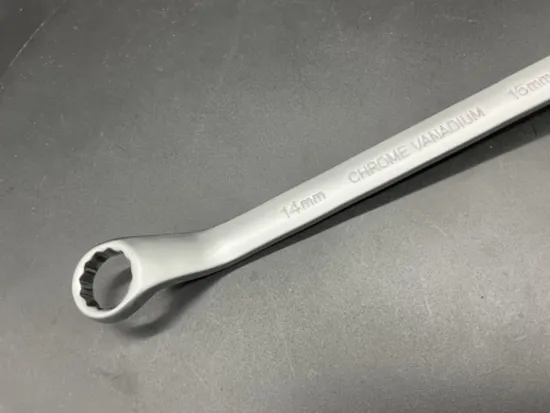 Middly Box-End Wrench/Ring Spanner, Matt Finish 14-15mm Cr-V