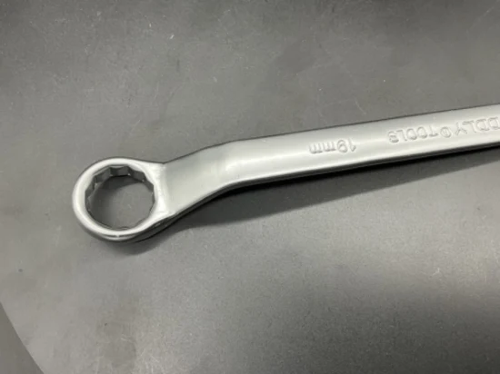 Middly Box-End Wrench/Ring Spanner, Matt Finish 45/64inch-3/4inch Cr-V