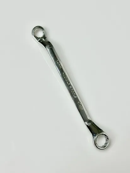 Middly Box-End Wrench/Ring Spanner, Mirror Finish 14-17mm Cr-V