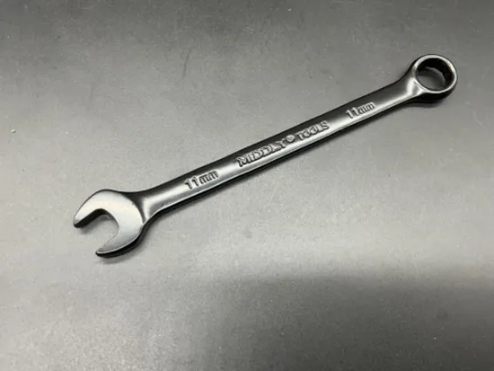 Middly Combination Wrench/Open-Ring Spanner Black Finish 11mm Cr-V