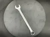 Middly Combination Wrench/Open-Ring Spanner, Matt Finish 22mm Cr-V