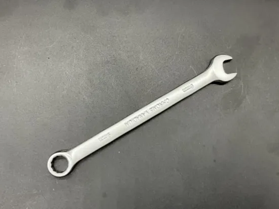 Middly Combination Wrench/Open-Ring Spanner, Matt Finish 6mm Cr-V